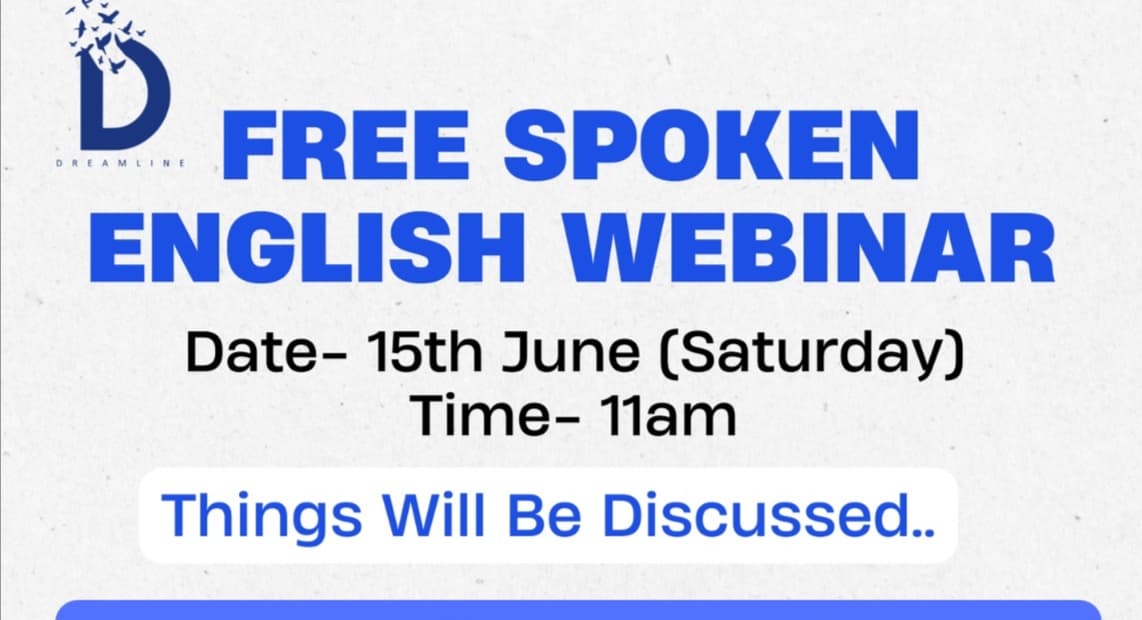 WEBNARS Free Spoken English Webinar